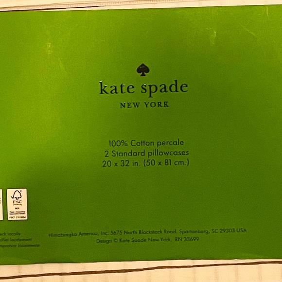Kate Spade Pillow Cases - Picture 2 of 2